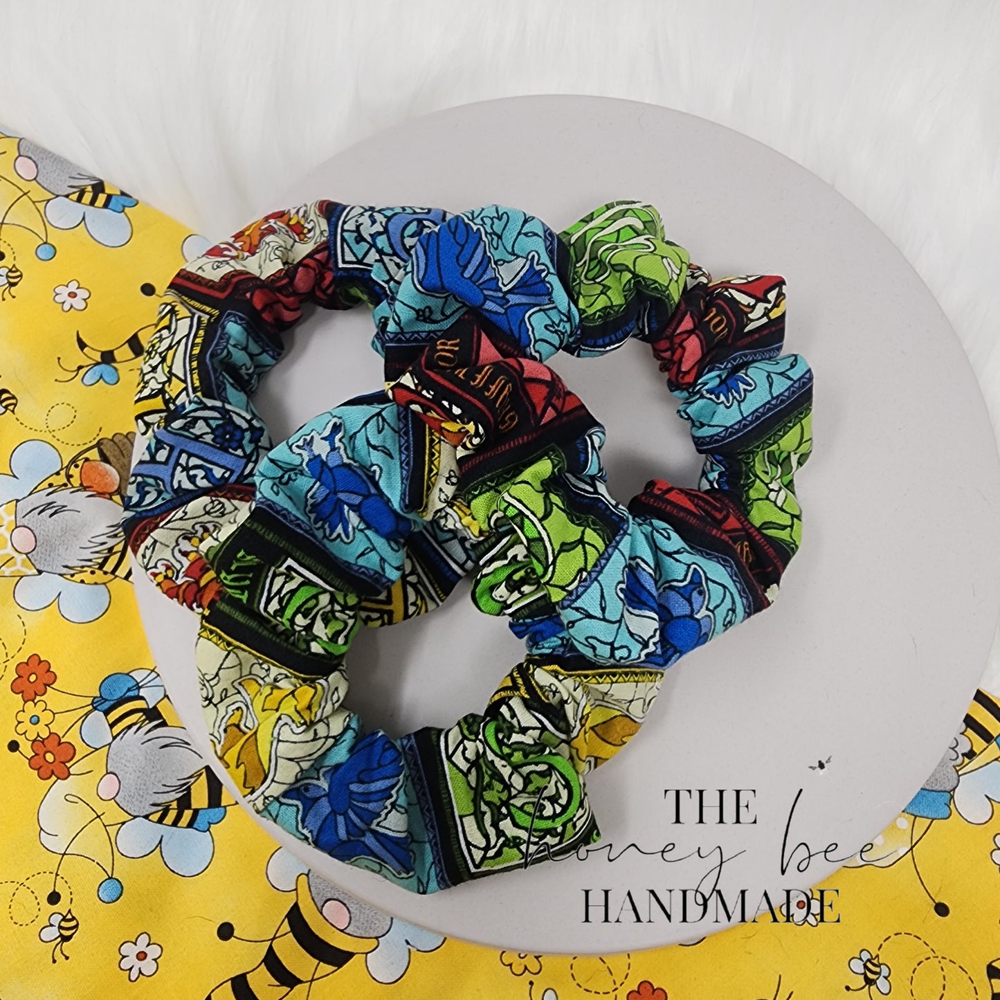 Large House Crest Scrunchie