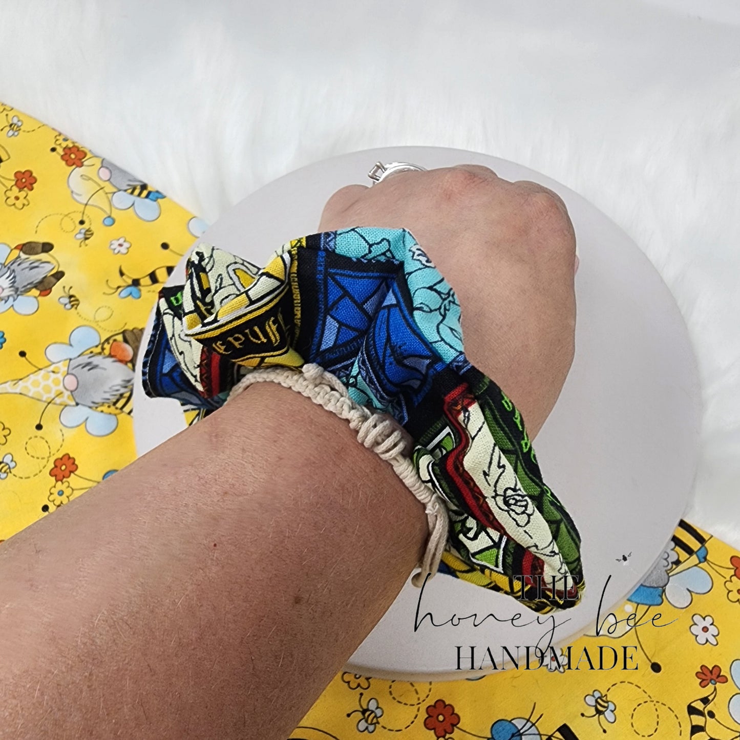 Large House Crest Scrunchie
