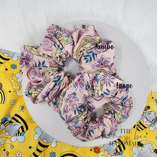 Floral Hair Princess Scrunchie