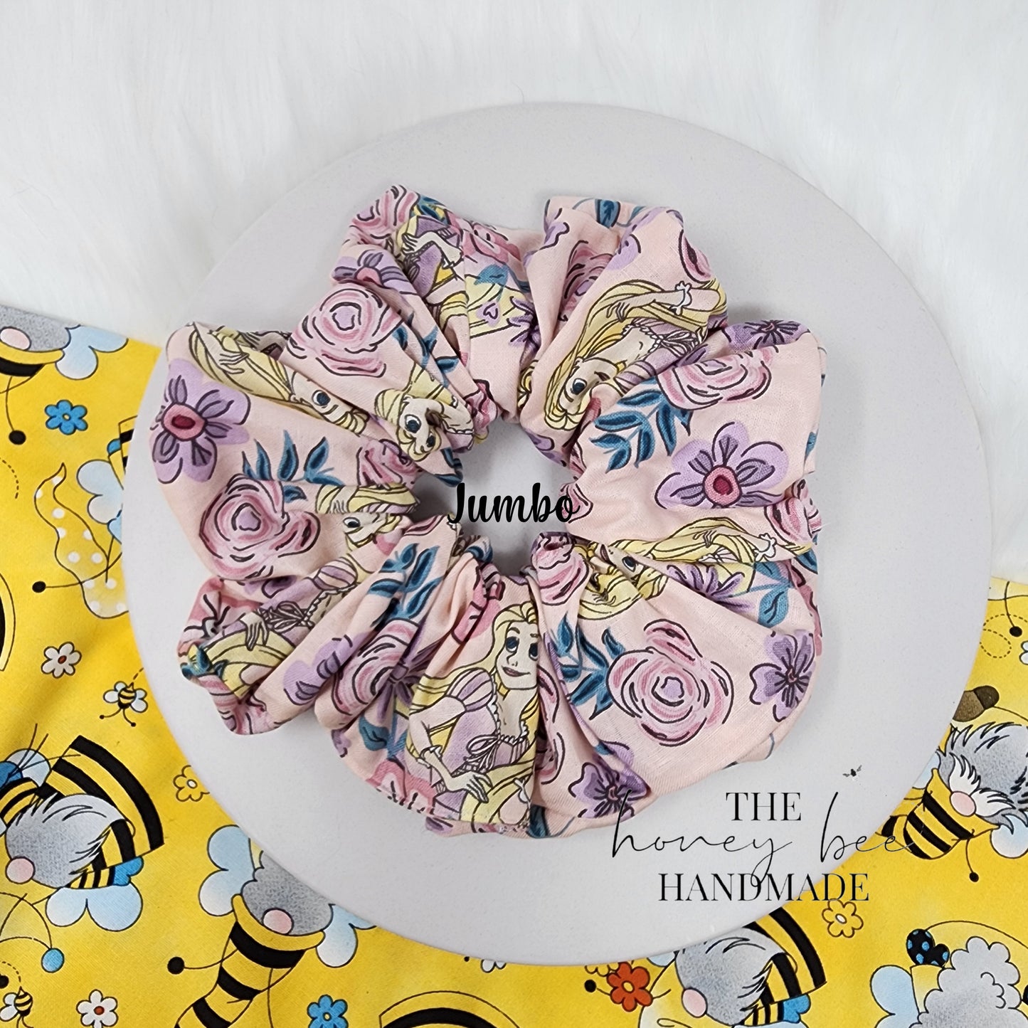 Floral Hair Princess Scrunchie