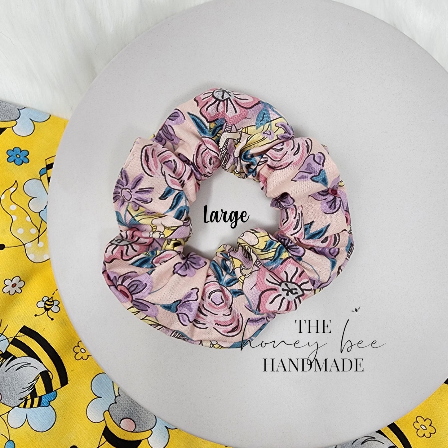 Floral Hair Princess Scrunchie