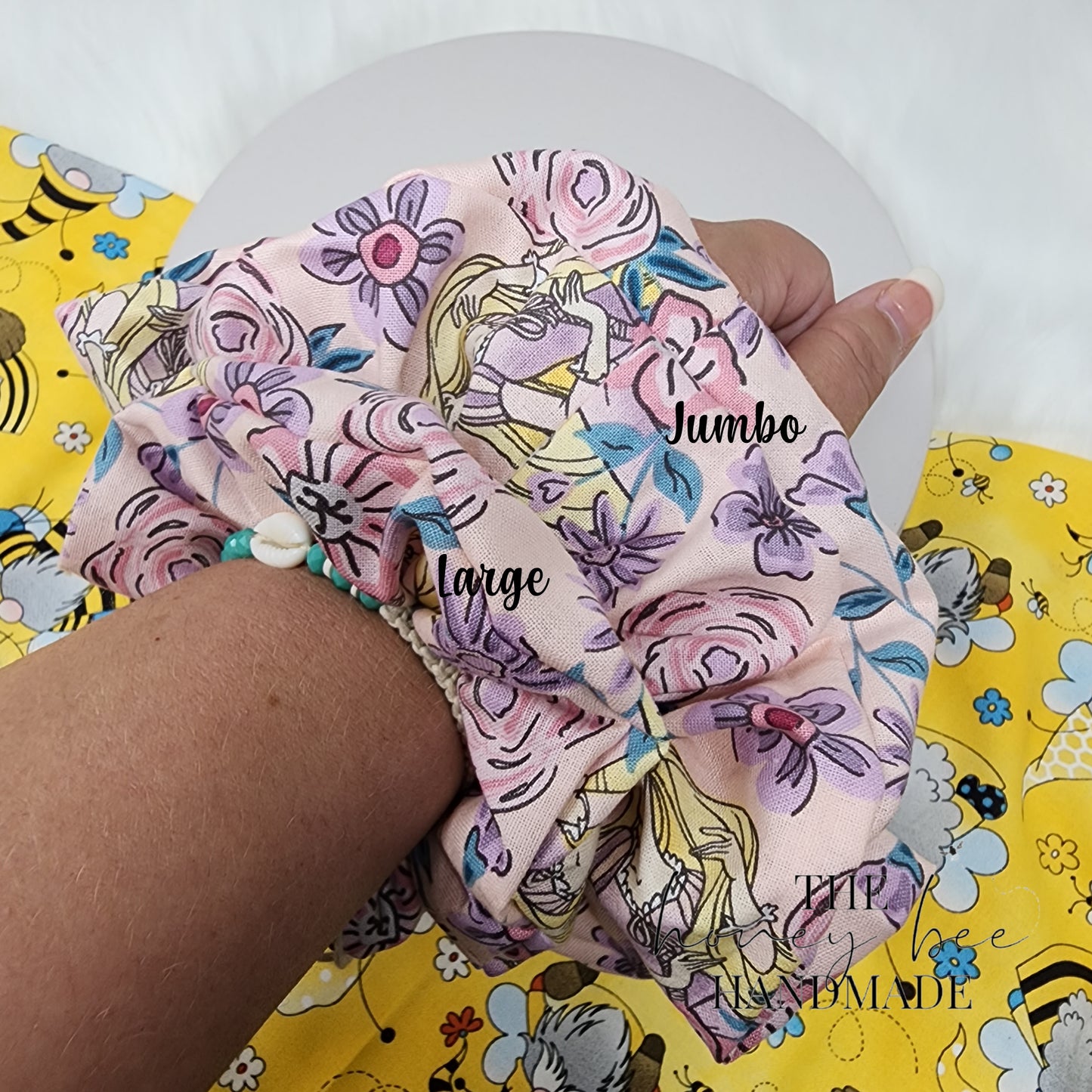 Floral Hair Princess Scrunchie