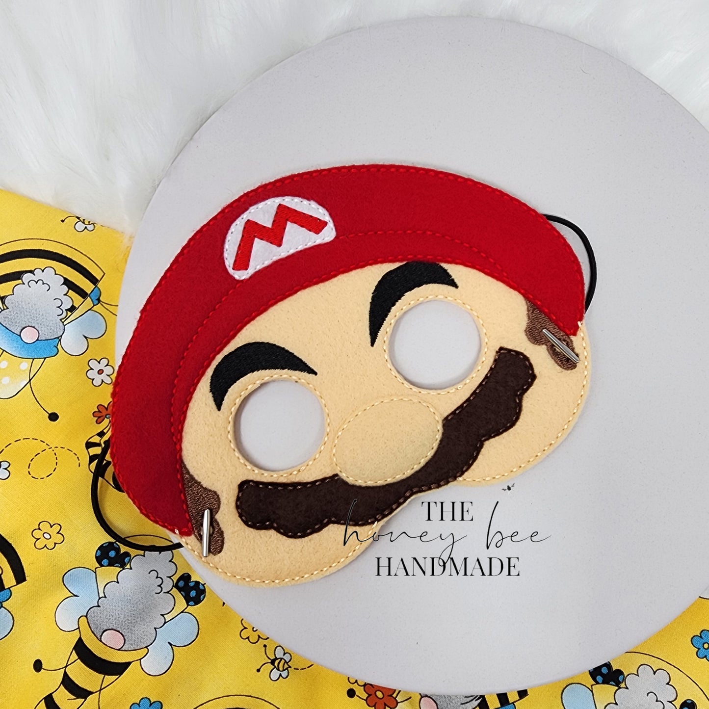 Red Plumber Dress Up Mask