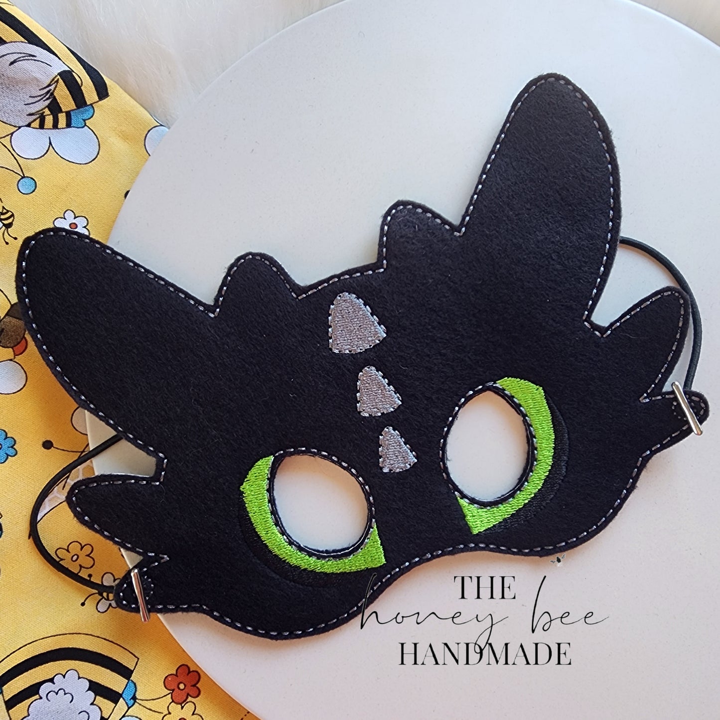 Black Dragon Dress Up Mask
