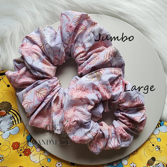 Floral Slipper Princess Scrunchie