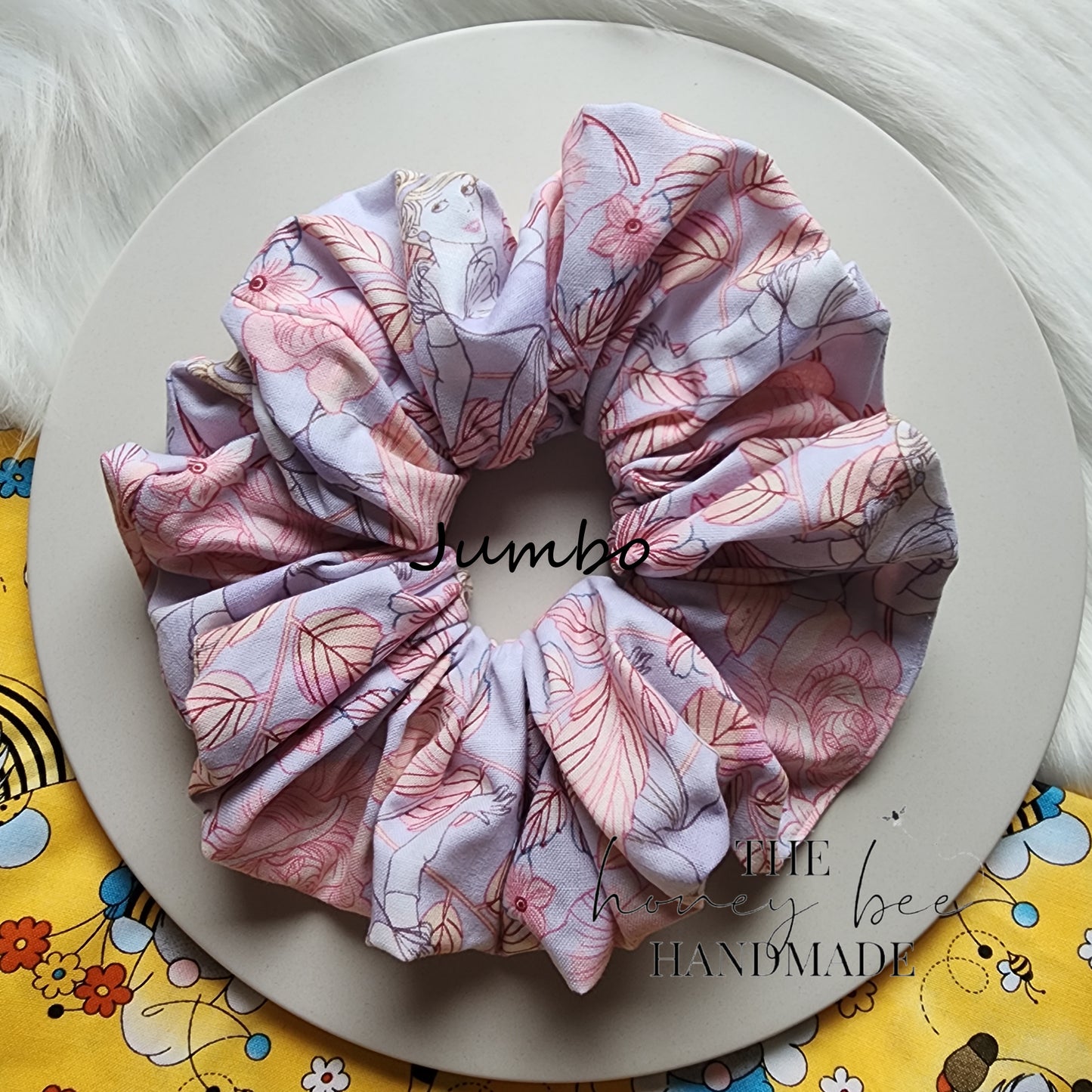 Floral Slipper Princess Scrunchie