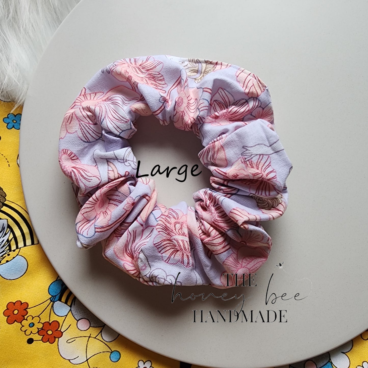 Floral Slipper Princess Scrunchie