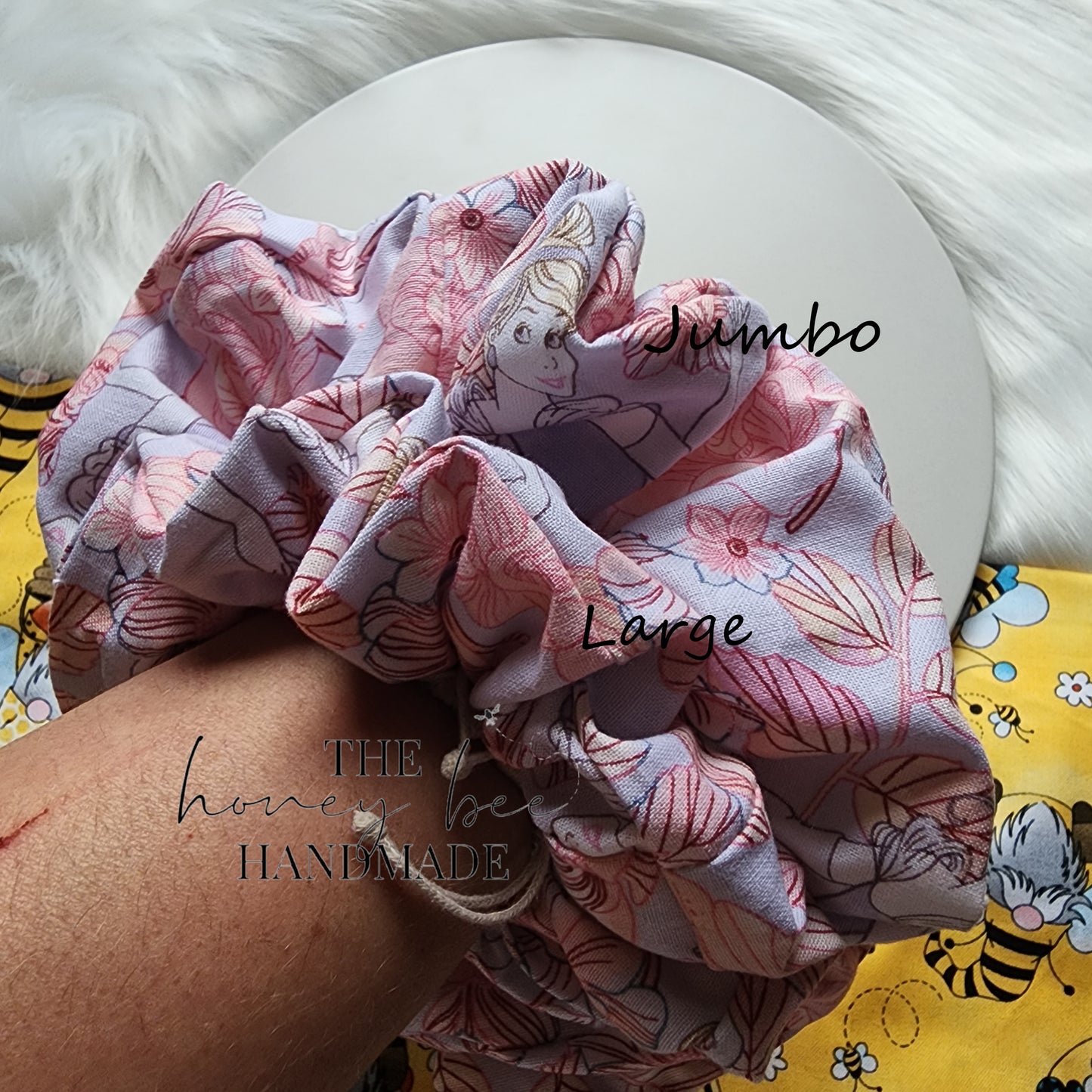 Floral Slipper Princess Scrunchie