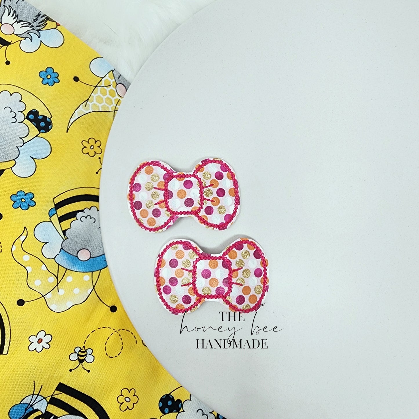 Coffee Dots Snap Clip Set