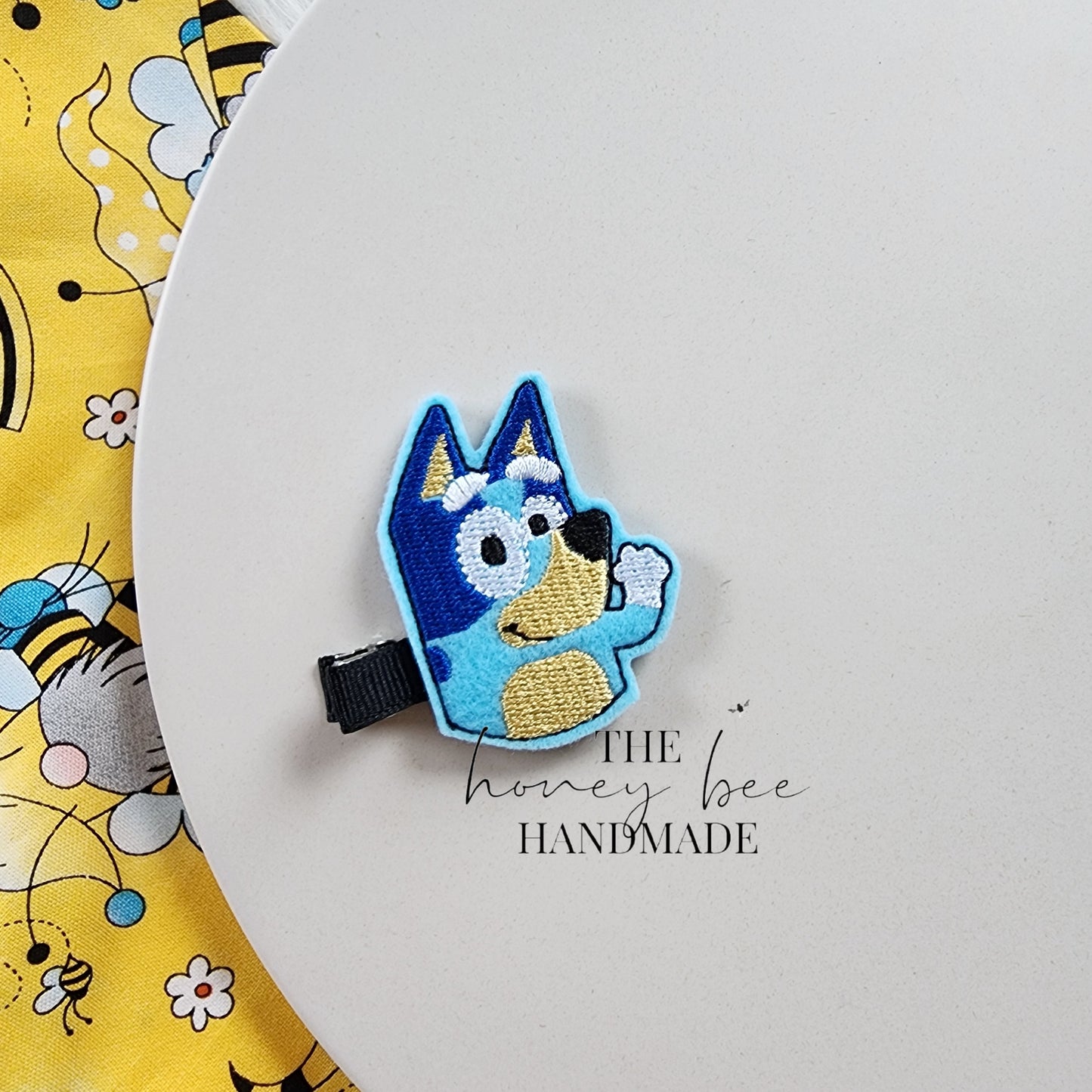 Blue Healer Feltie Hair Clip