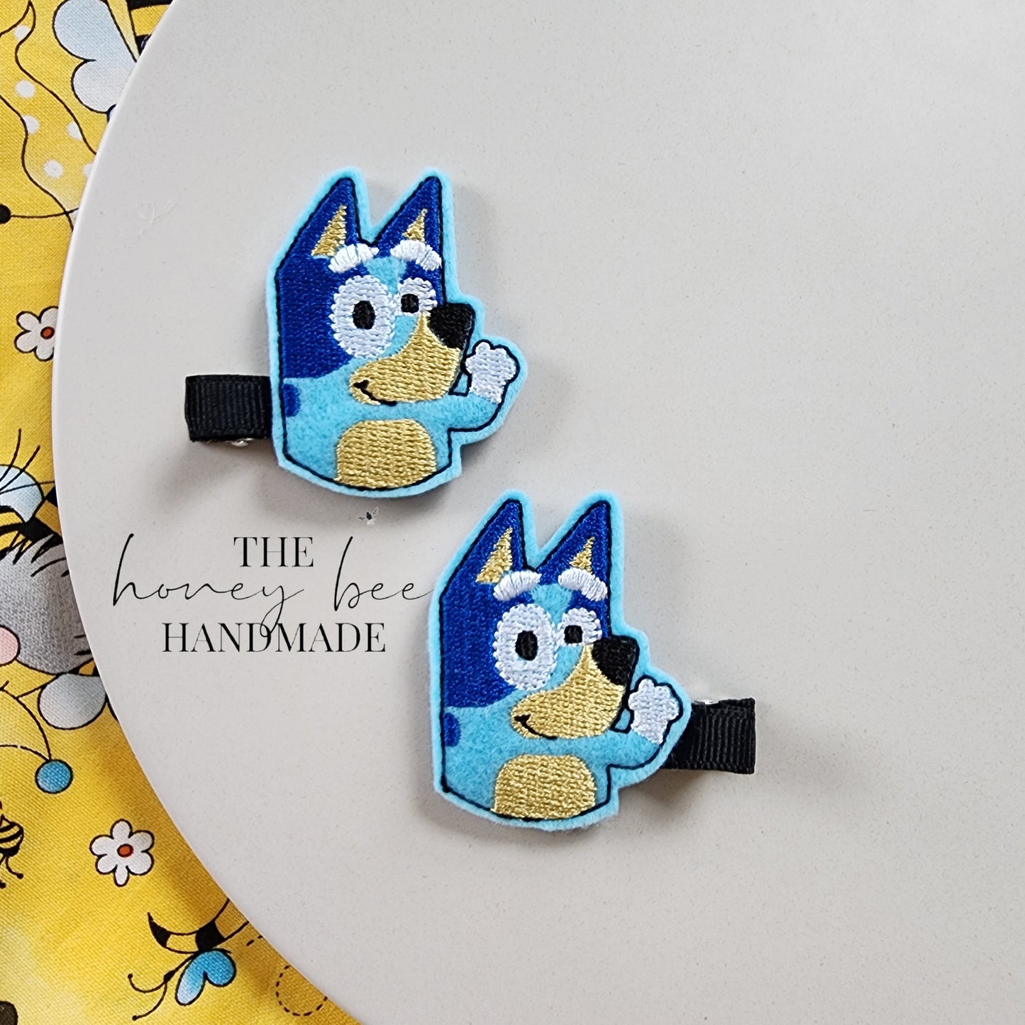 Blue Healer Feltie Hair Clip