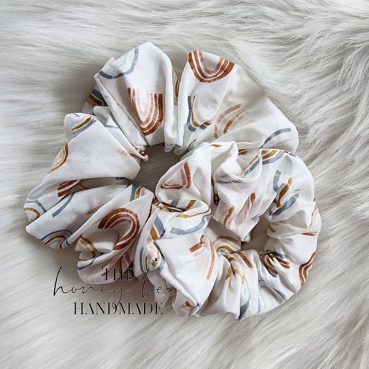Boho Rainbow Scrunchie