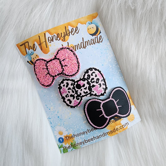 Cheetah Mouse Snap Clip Set