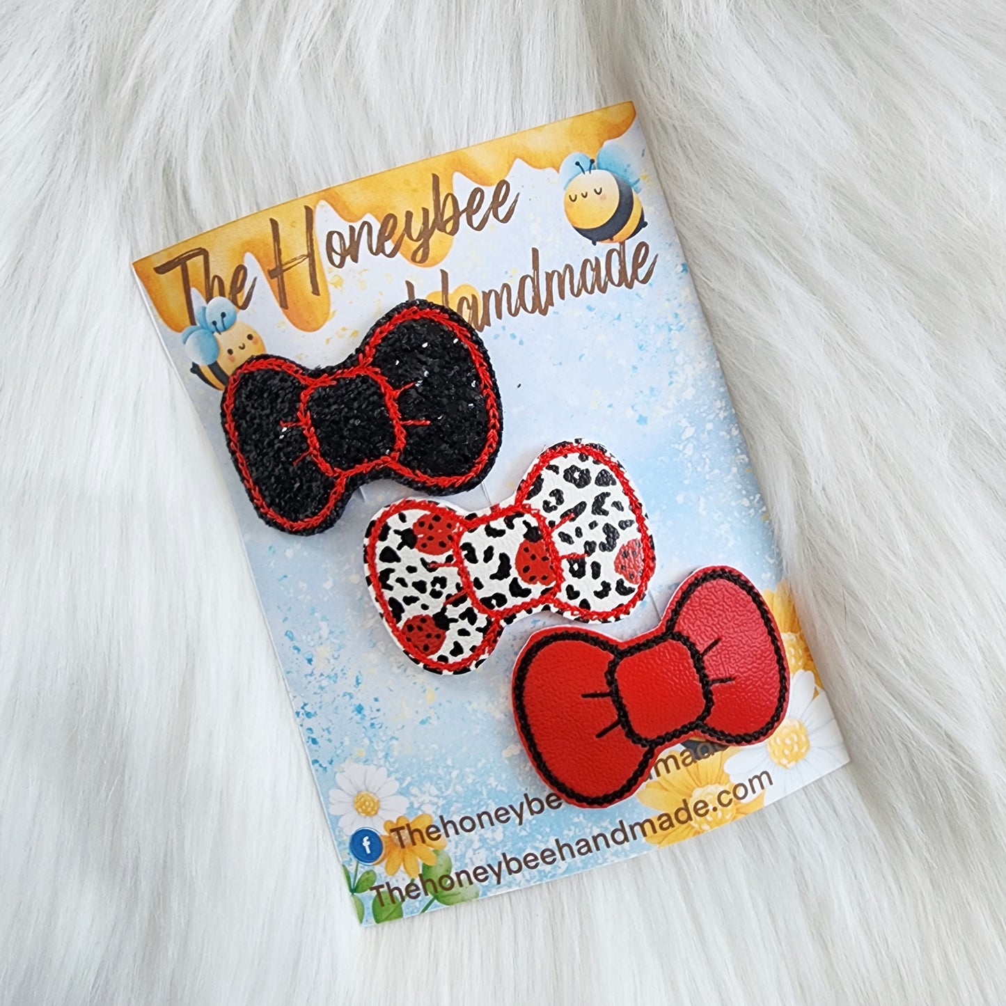 Ladybug Snap Clip Set