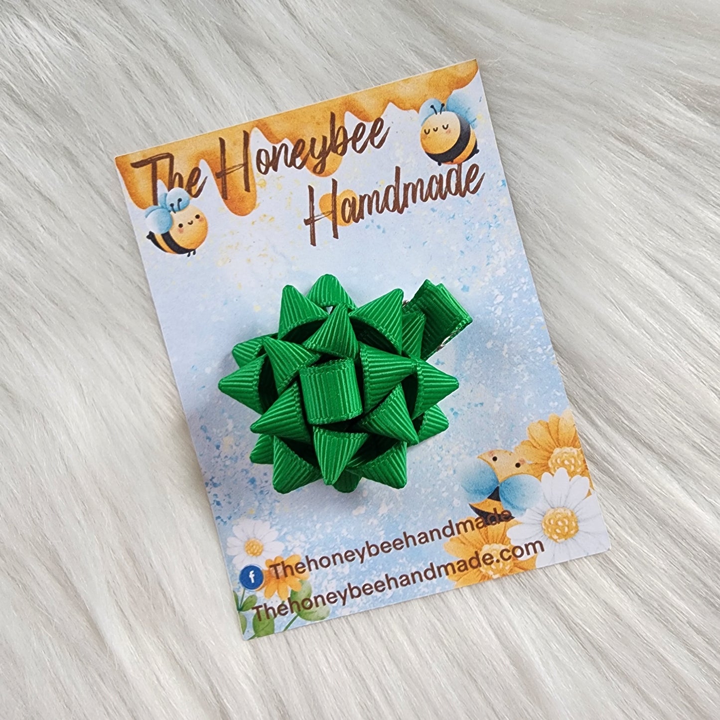 2in Emerald Mini Present Bow