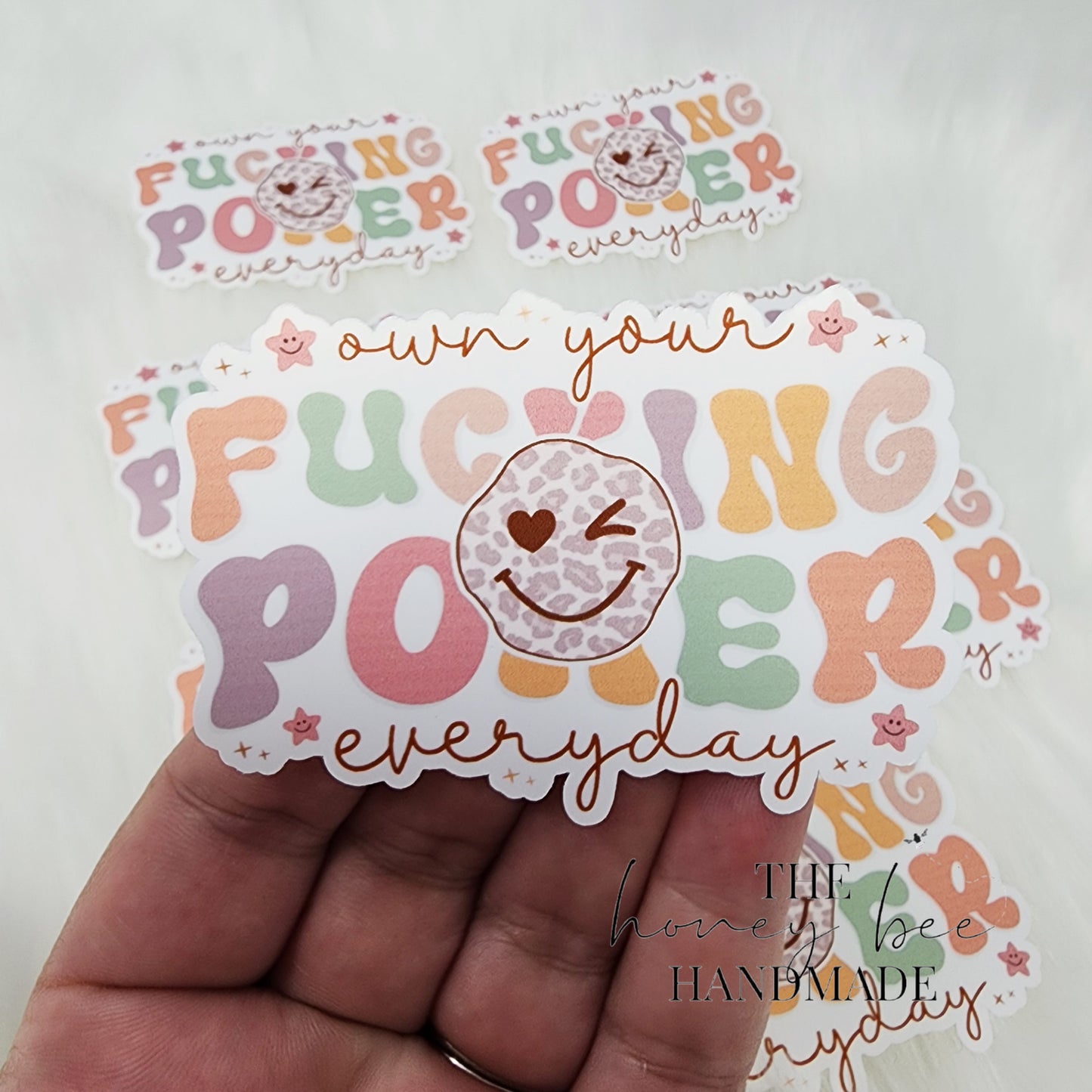 Own Your Power Die Cut Sticker