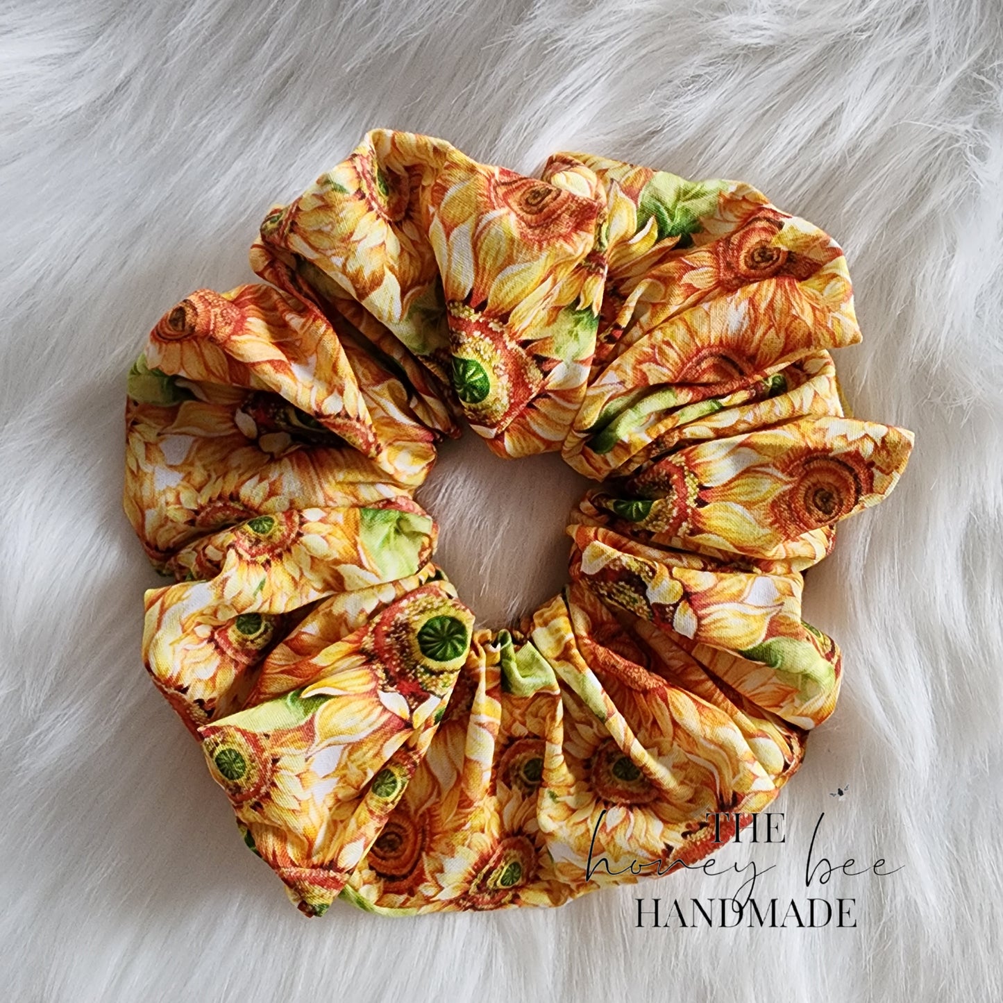 Sunflower Scrunchie