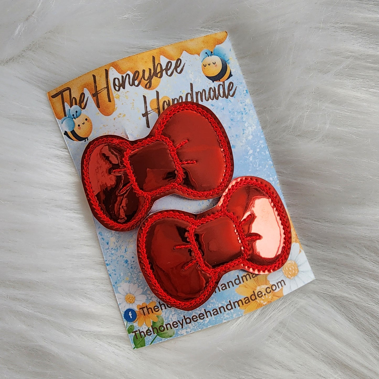 Red Foil Snap Clip Set