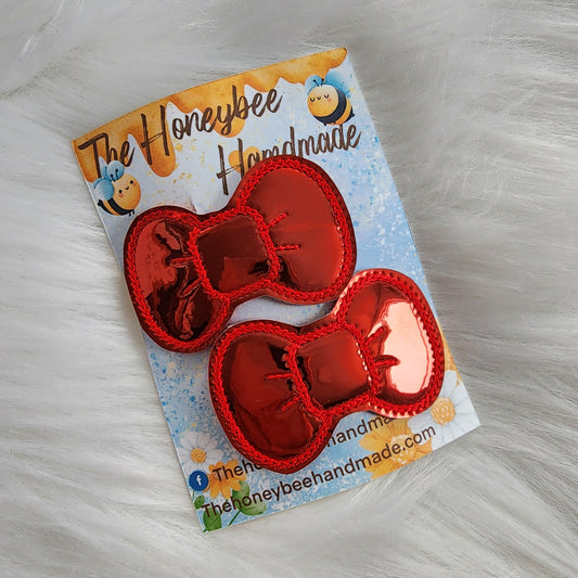 Red Foil Snap Clip Set