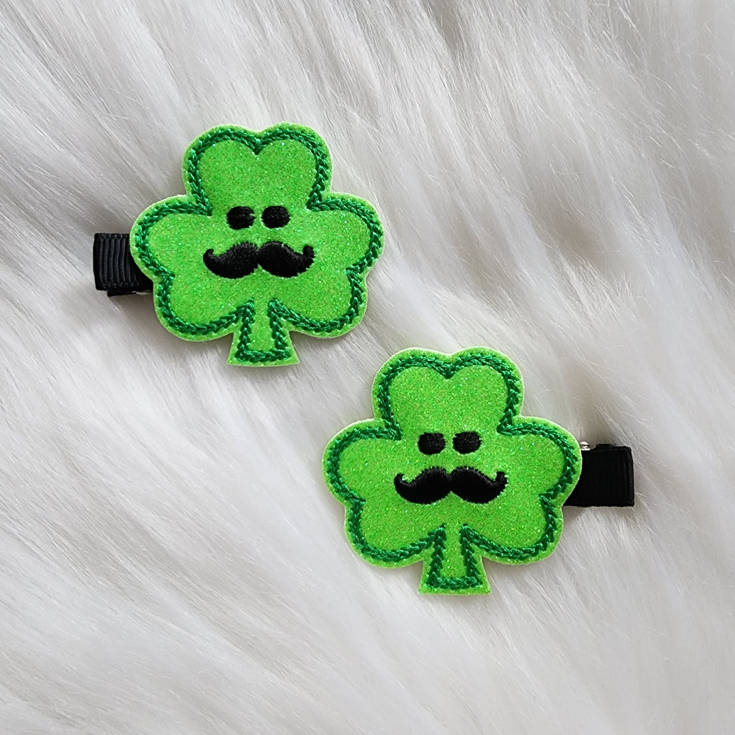Shamrock Feltie Hair Clip