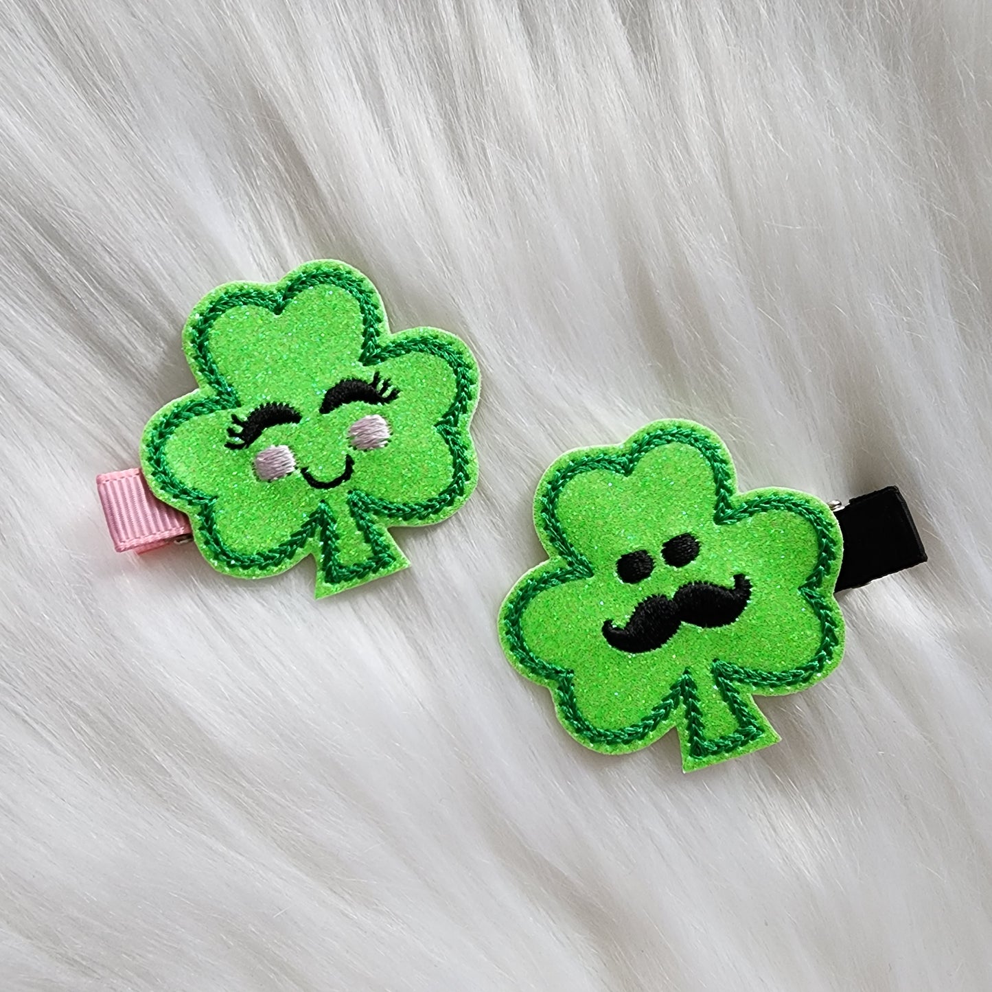 Shamrock Feltie Hair Clip