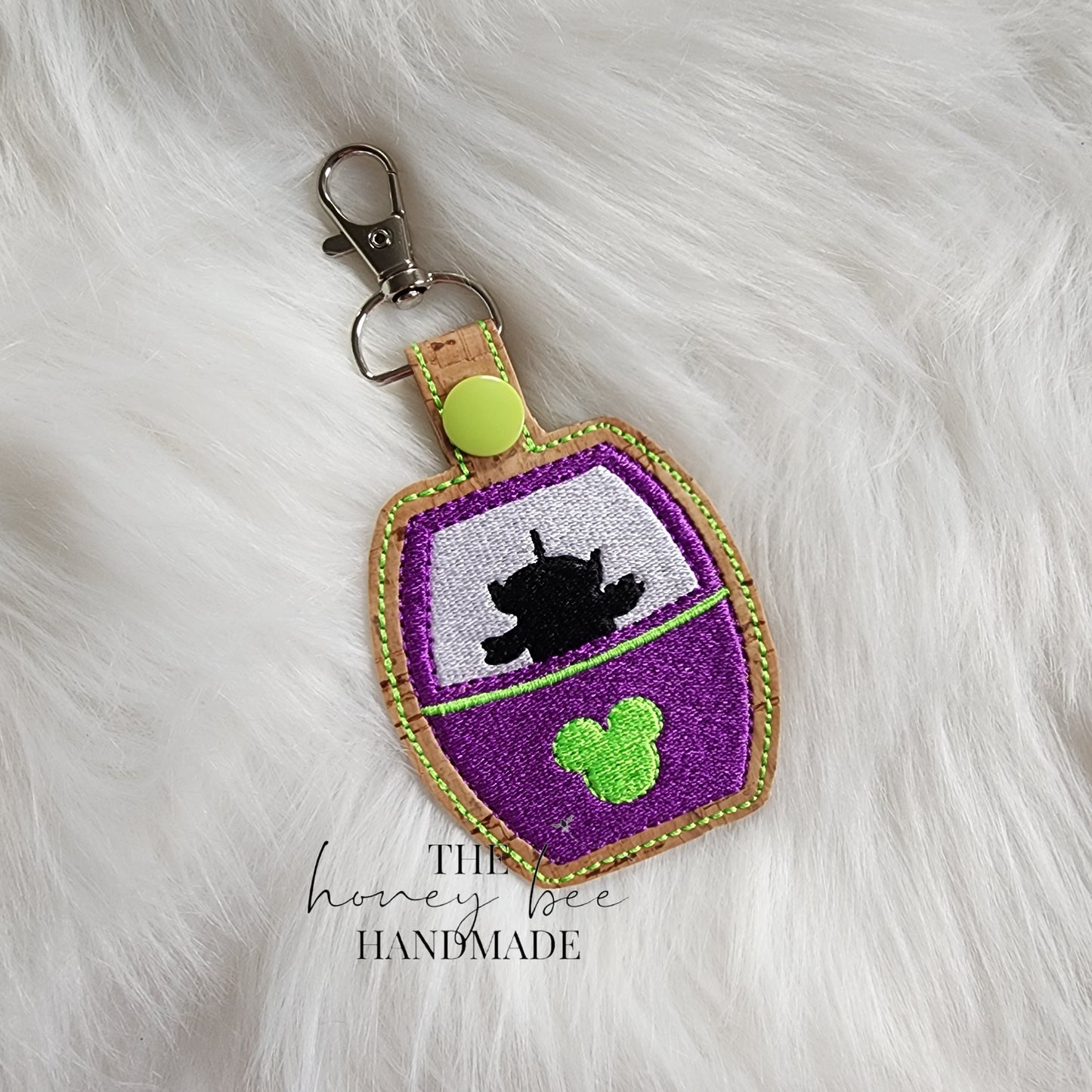 Green Alien Skyliner Key Fob