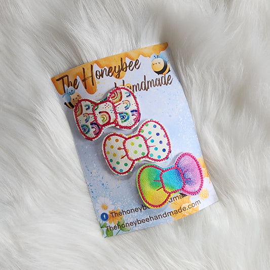 Rainbow Snap Clip Set