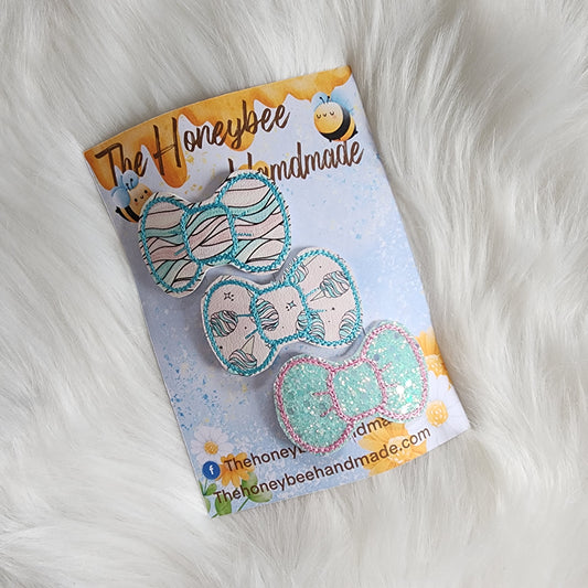 Unicorn Cotton Candy Snap Clip Set