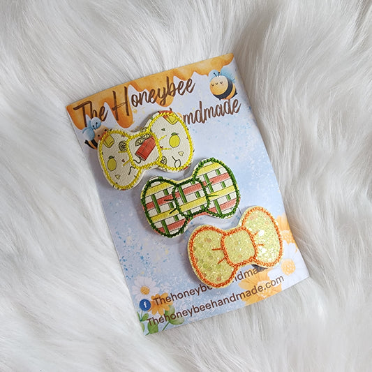 Lemonade Snap Clip Set