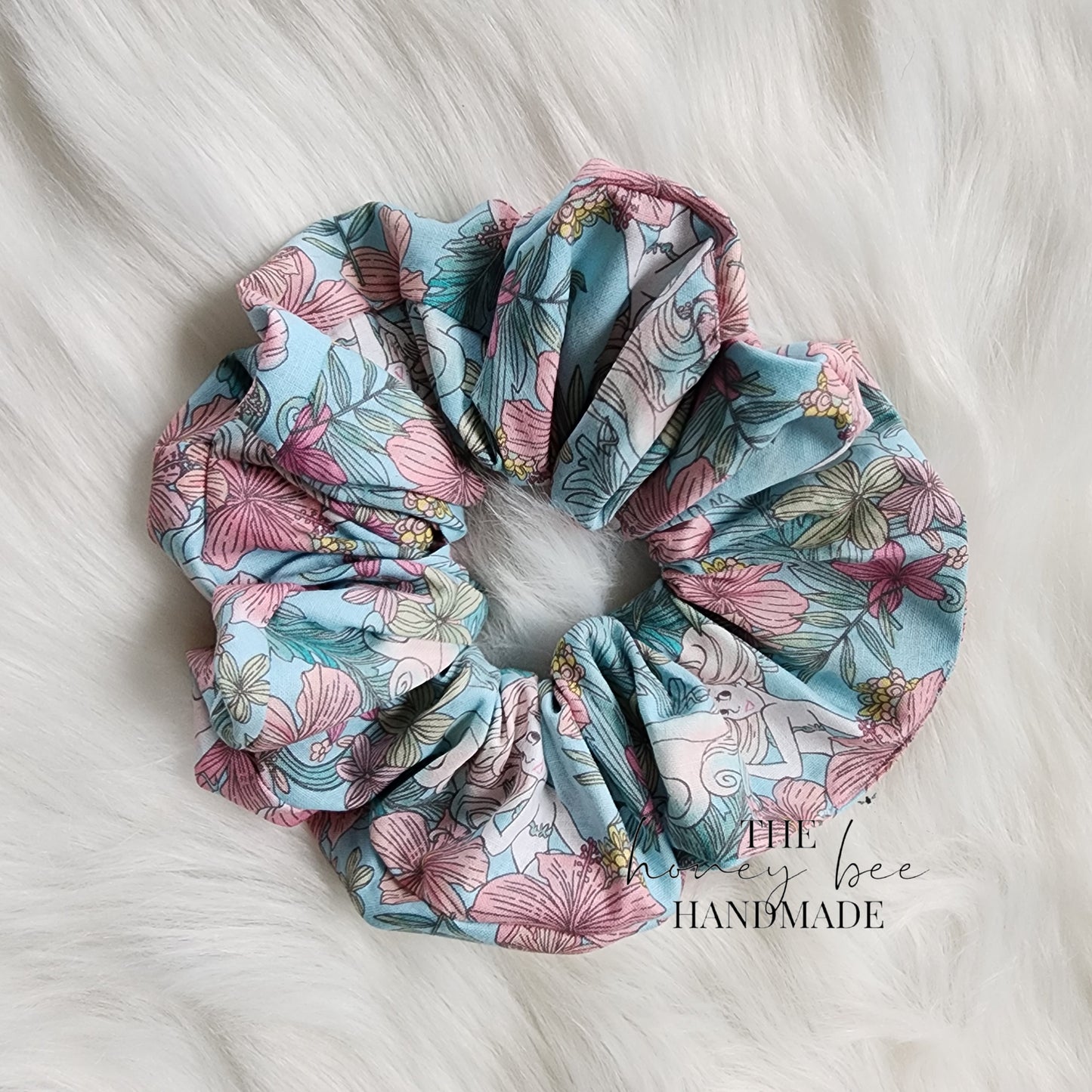 Floral Sea Princess Scrunchie