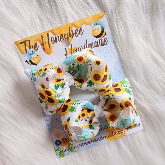 3in Sunflower Piggy Set
