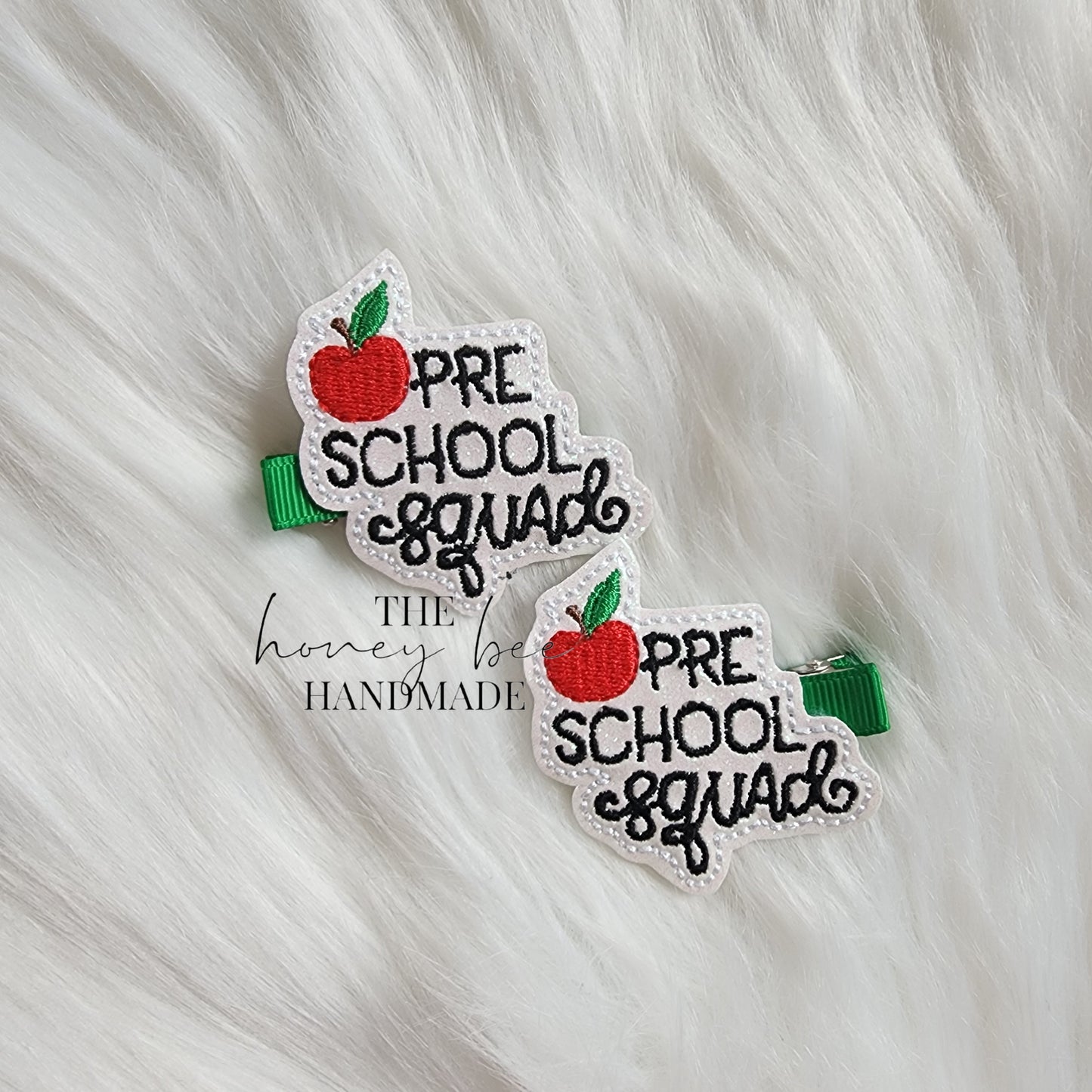 Glitter Grade Squad Feltie Hair Clip