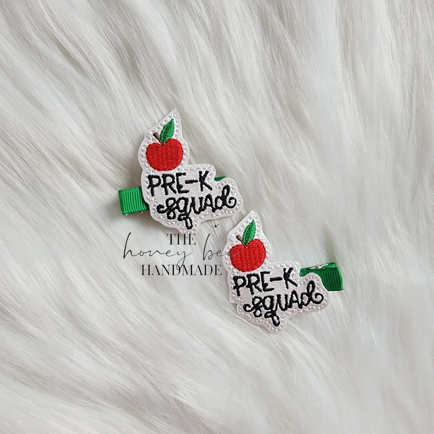 Glitter Grade Squad Feltie Hair Clip