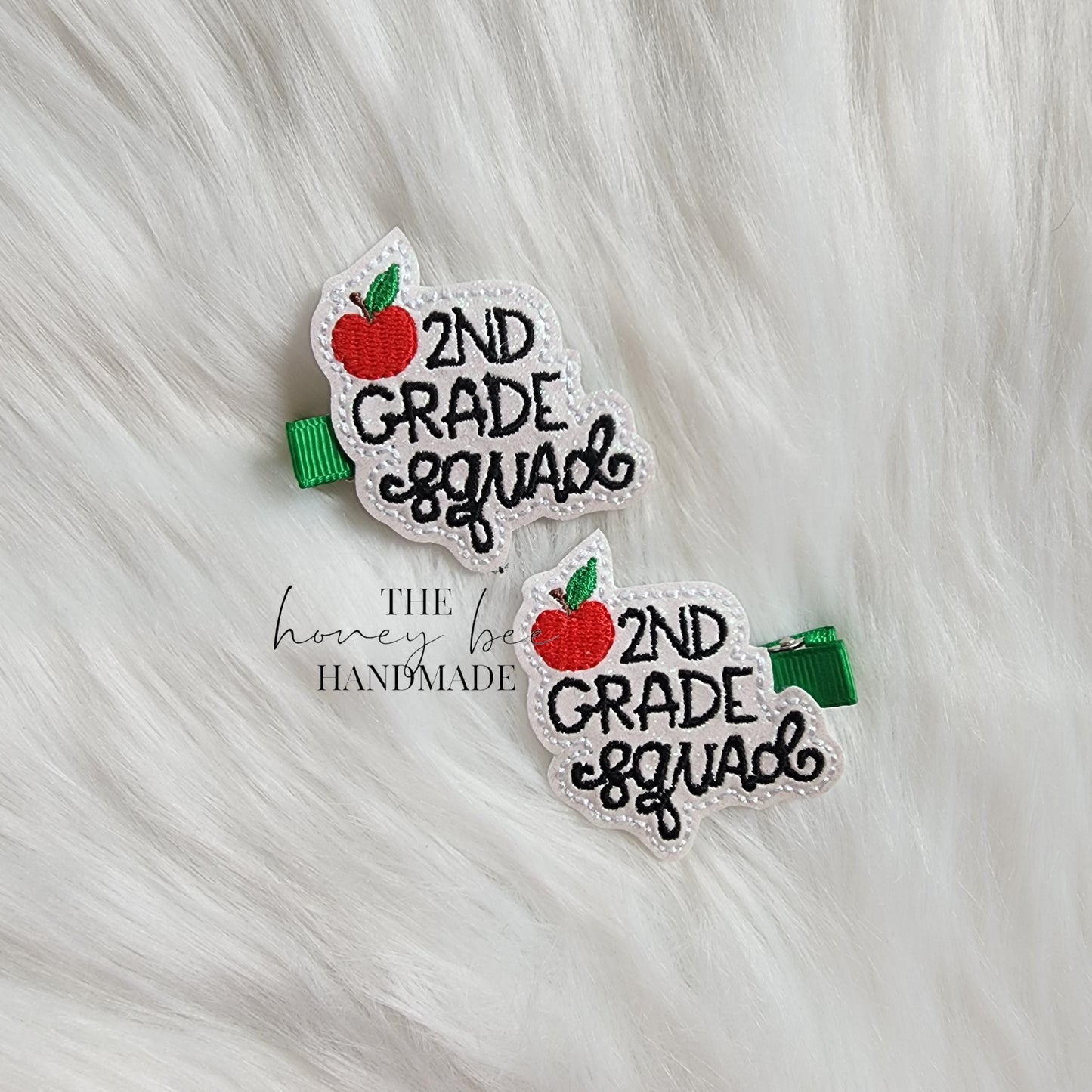 Glitter Grade Squad Feltie Hair Clip
