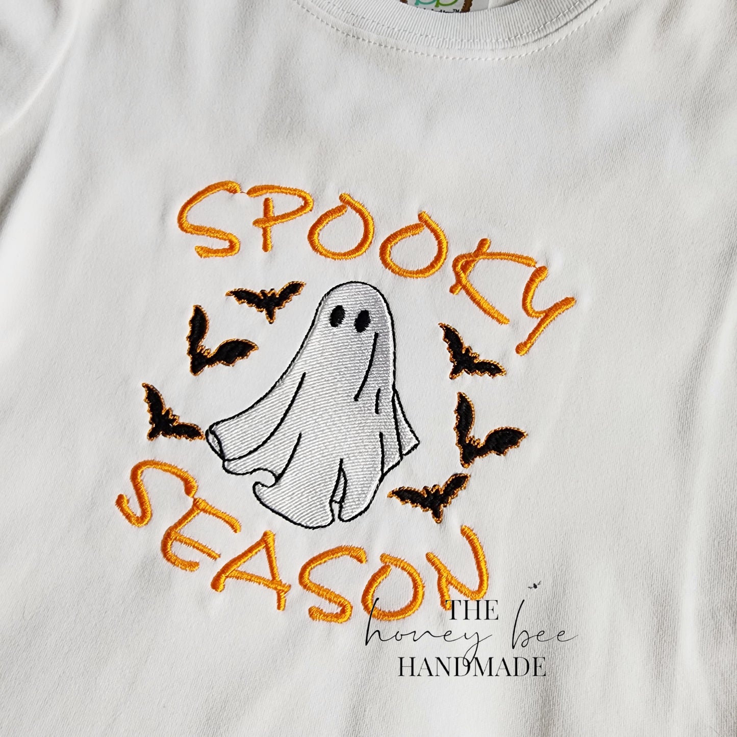 Spooky Season Kids Embroidered T-Shirt