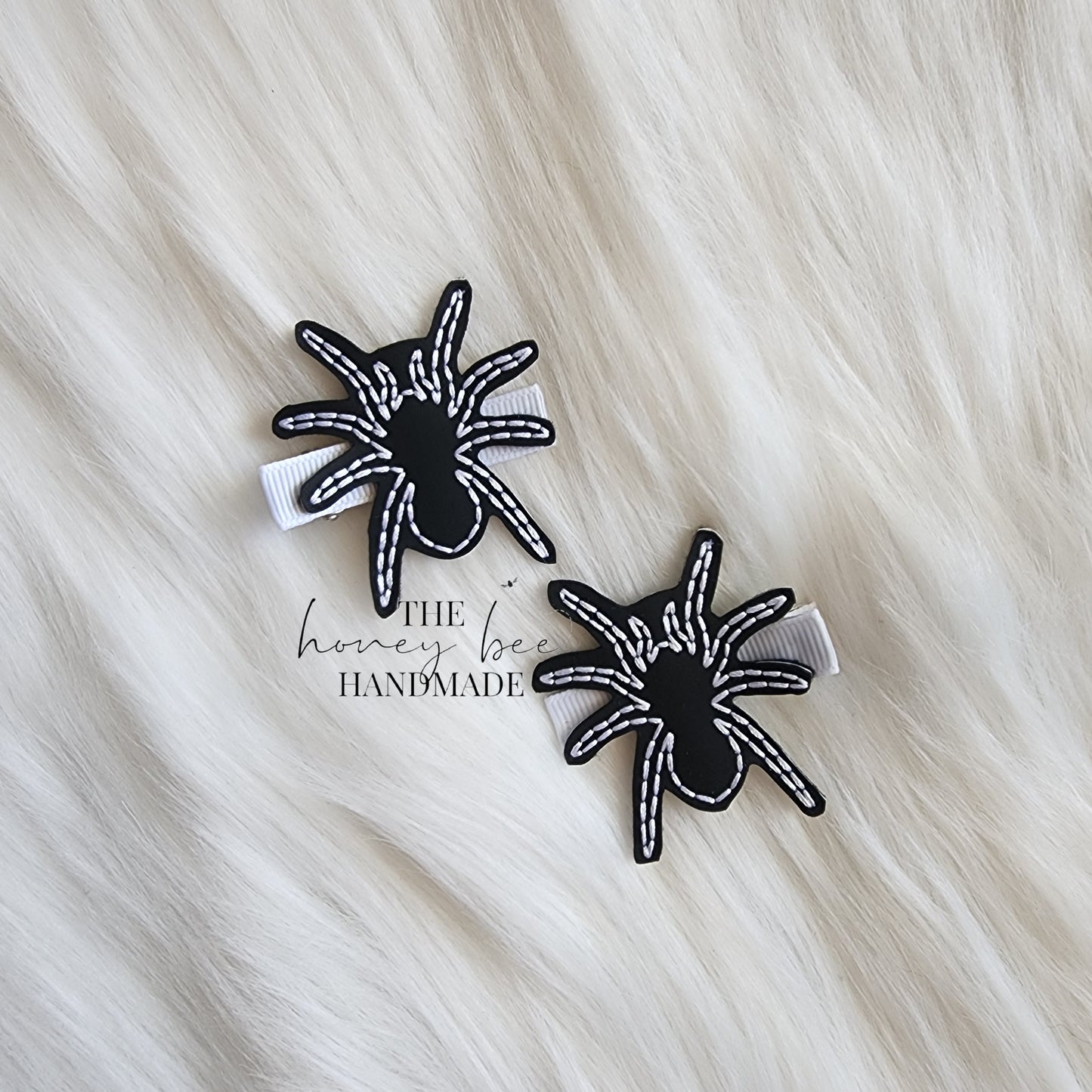 Black Spider Feltie Hair Clip