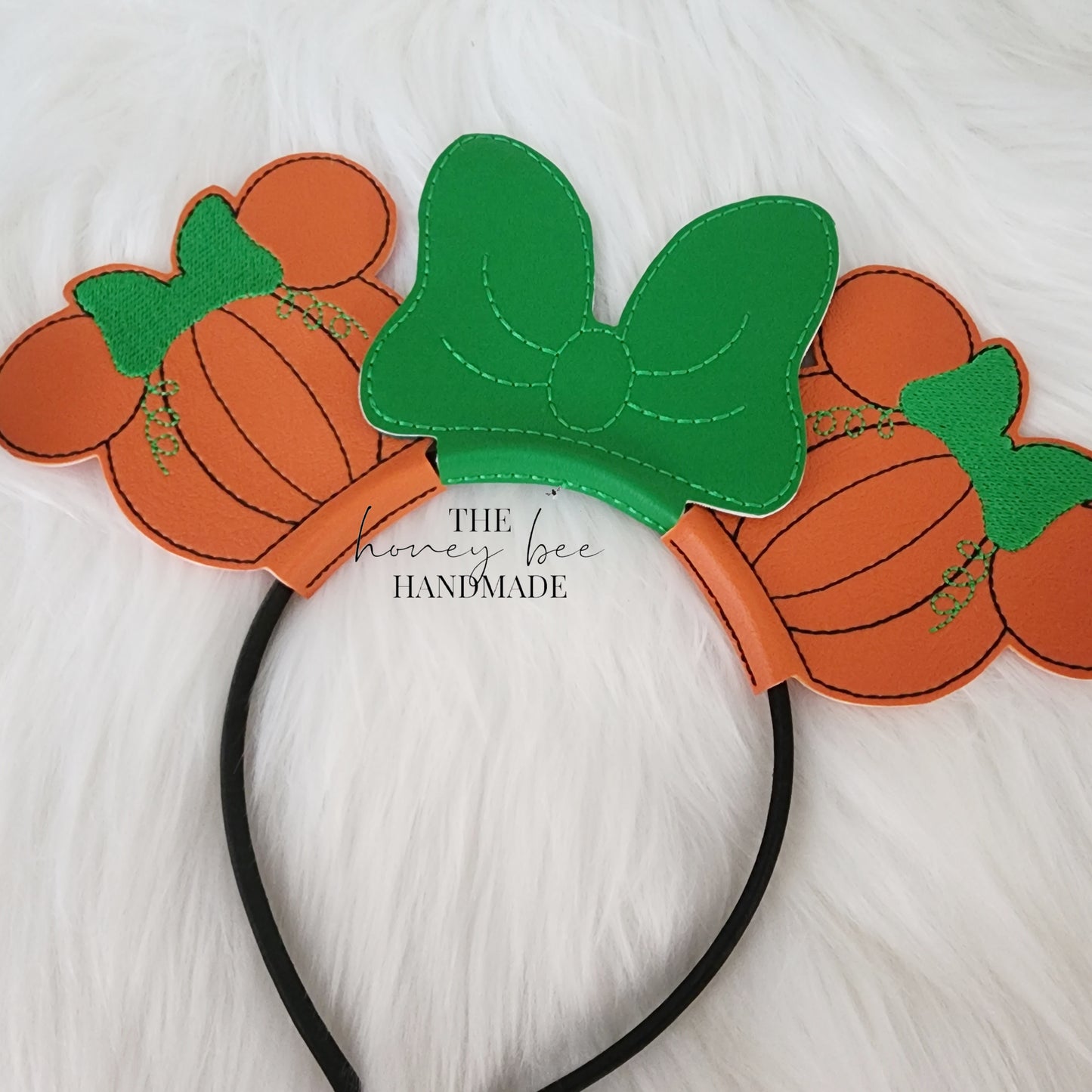 Miss Mouse Pumpkin Ears Headband