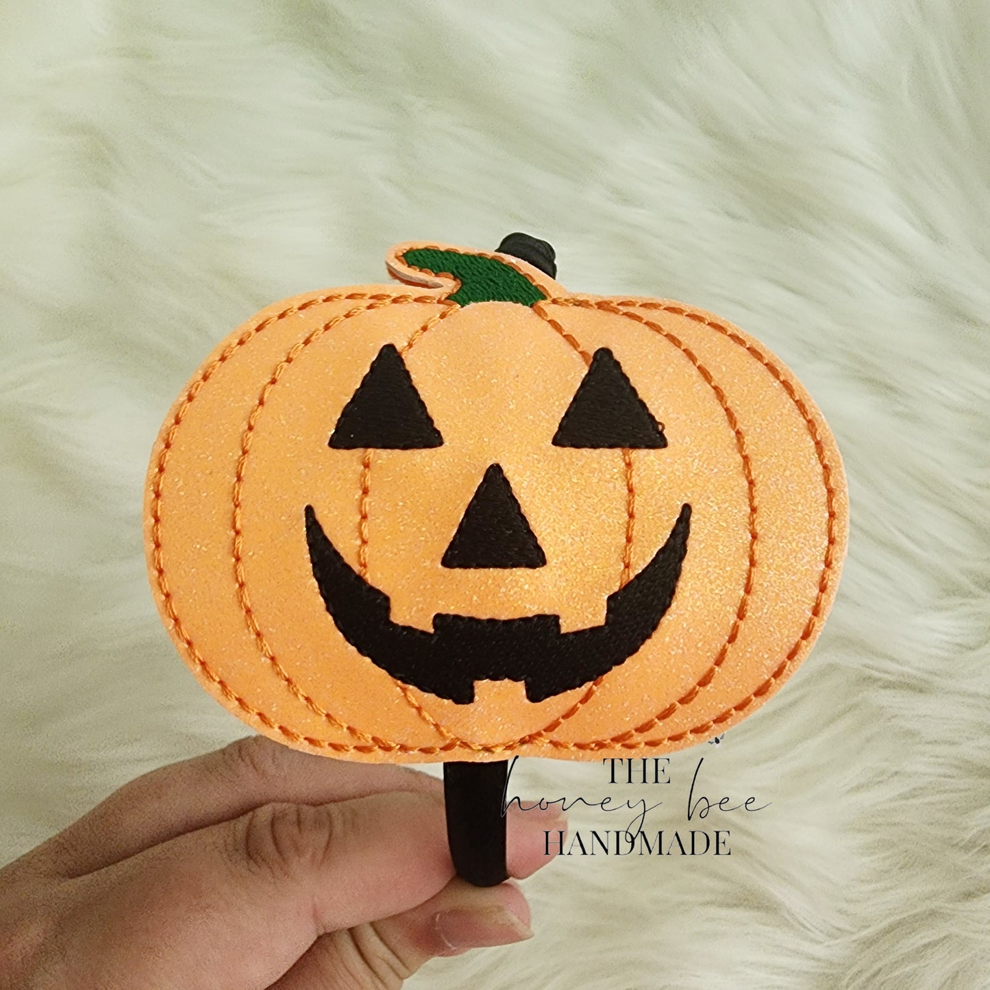 GITD Jack O Lantern Headband Slider