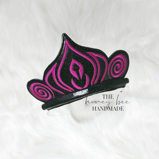 Glitter Ice Crystals Tiara Headband Slider