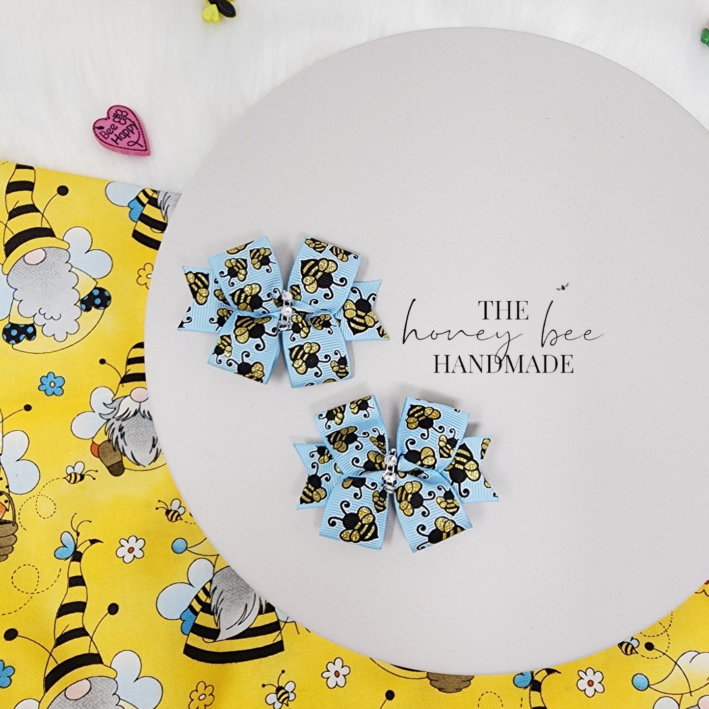 Lt Blue Honeybee Sweet 'n' Simple Piggy Set