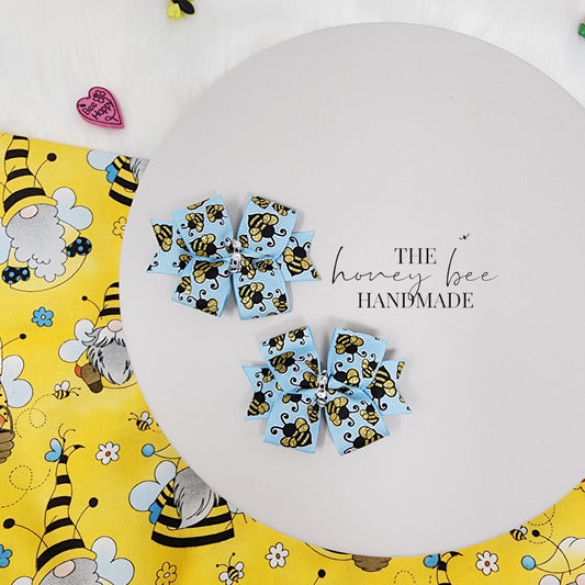Lt Blue Honeybee Sweet 'n' Simple Piggy Set