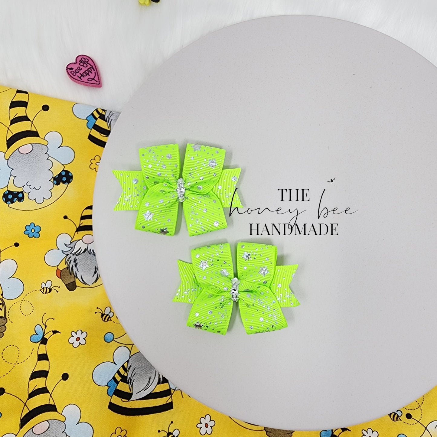 Neon Green Sparkles Sweet 'n' Simple Piggy Set