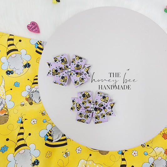 Lt Purple Honeybee Sweet 'n' Simple Piggy Set