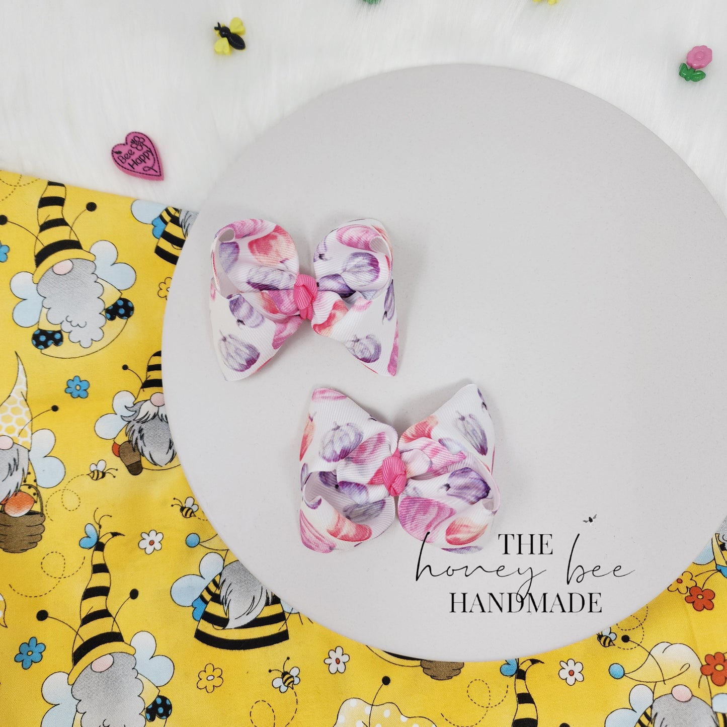 3in Pink Pumpkin Piggy Set