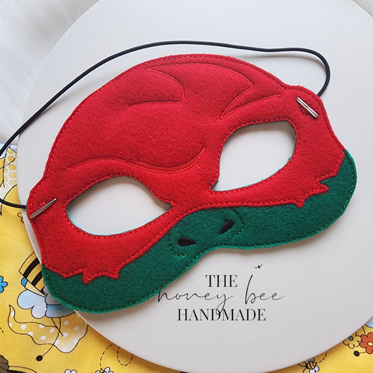 Red Turtle Dress Up Mask
