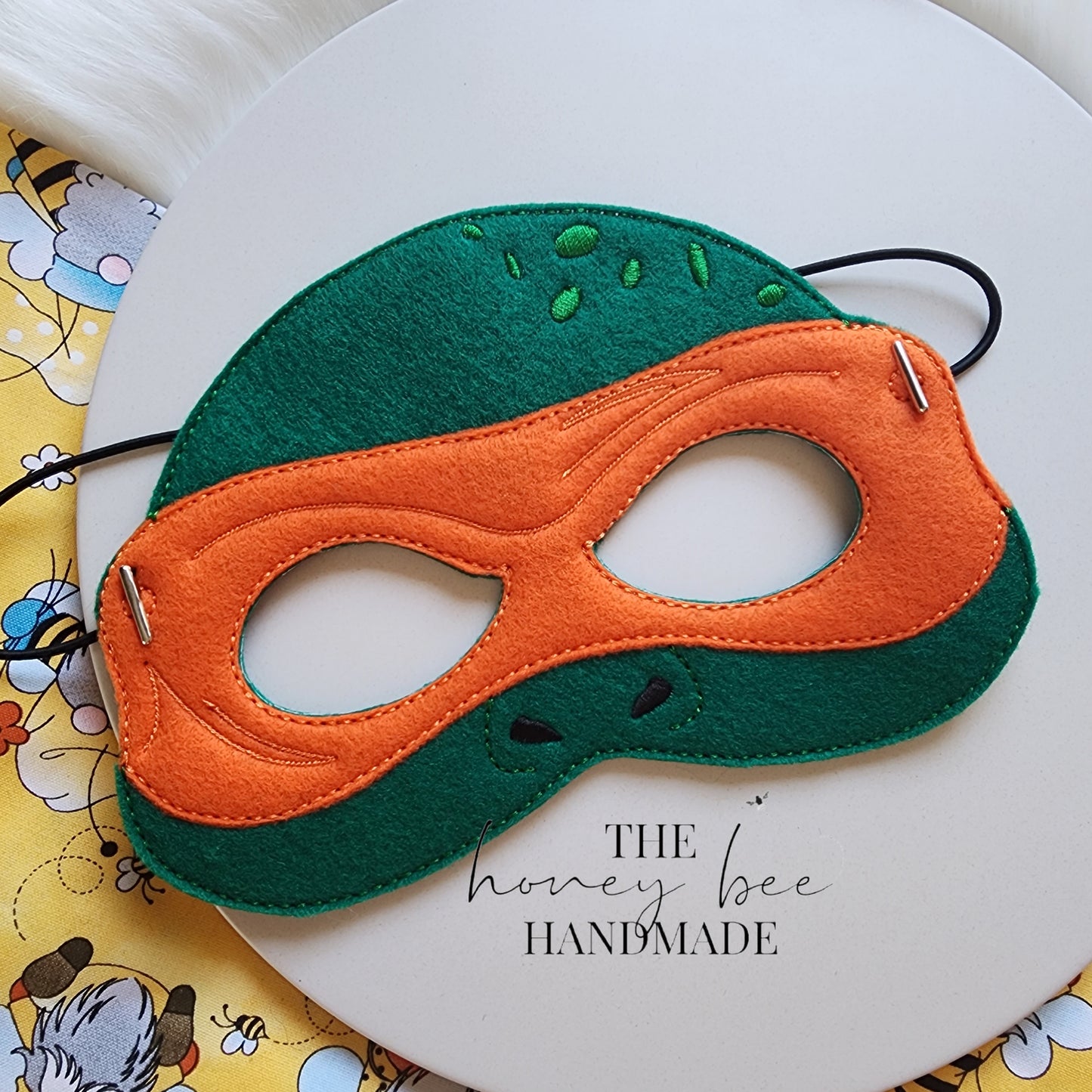Orange Turtle Dress Up Mask