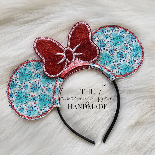 Fireworks Mouse Ear Headband Slider