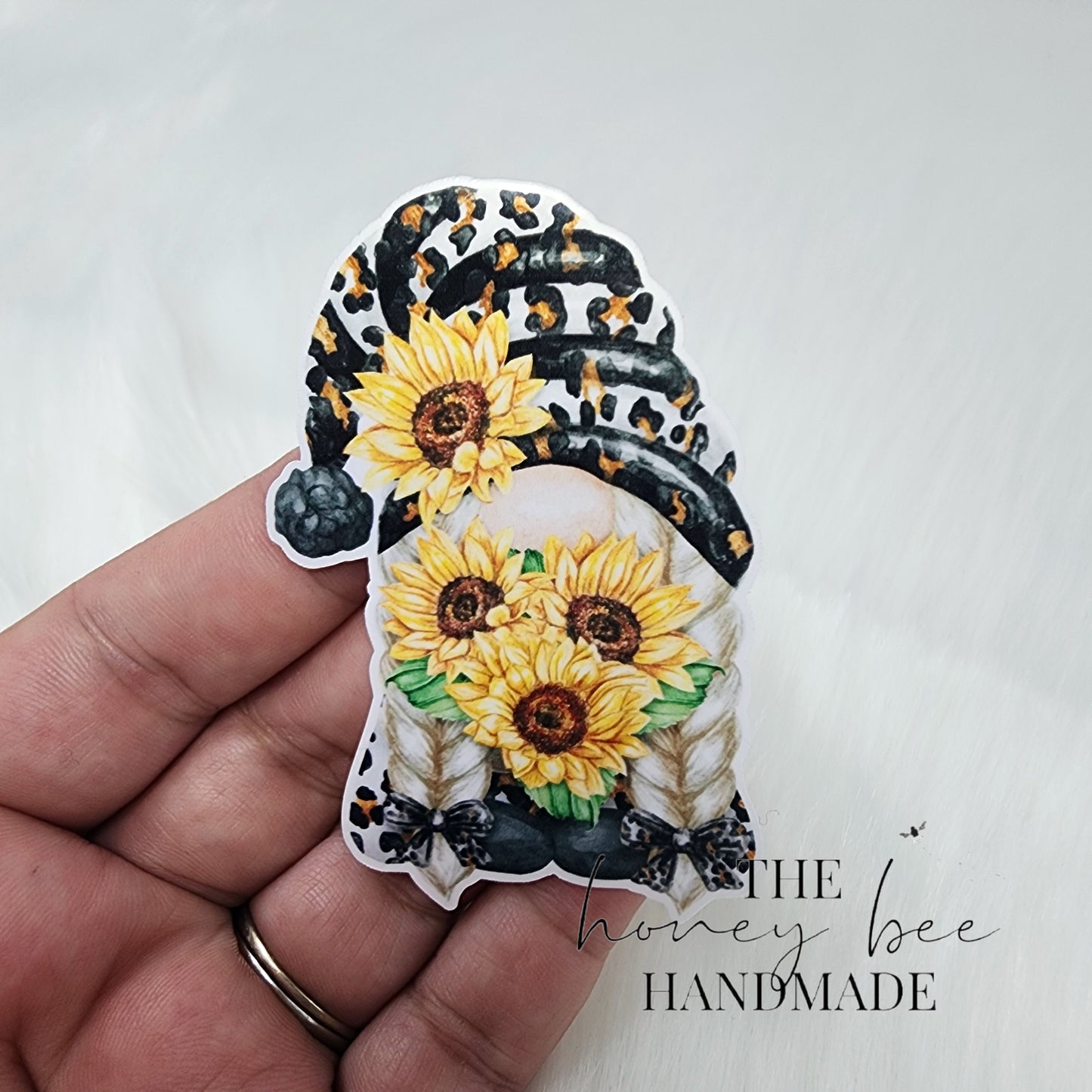 Sunflower Gnome #1 Die Cut Sticker