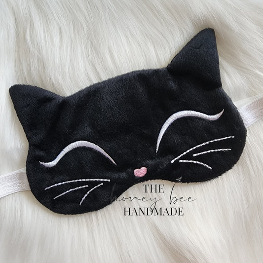 Black Cat Sleep Mask