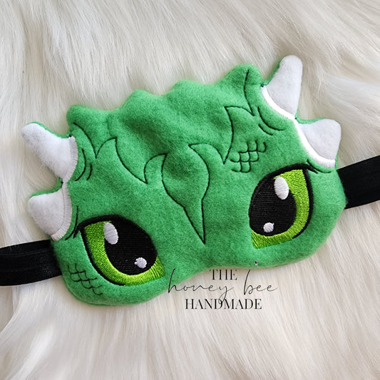 Green Dragon Sleep Mask